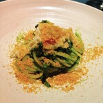 セルサルサーレ - ルッコラ・ズワイガニ・からすみのペペロンチーノ