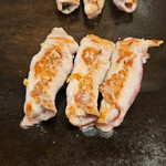 人形町 - ネギ巻きと大葉巻き