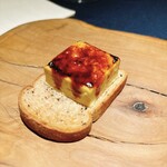 セルサルサーレ - フォアグラのブリュレ・エスプレッソブレッド