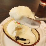 喫茶とお酒ムラリス - コーヒーゼリーにはアイスが載ってます♡