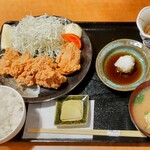 茶寮 ふ川 - 国産地鶏からあげ御膳