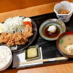 茶寮 ふ川 - 国産地鶏からあげ御膳