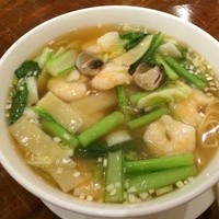 パンダ レストラン - ランチ　海老汁そば