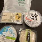 とうふ工房 わたなべ - 購入した4品