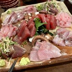 押上文庫 - お刺身盛り合わせ