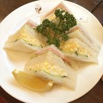 珈琲大使館 - 昔ながらの喫茶店で叔父とデート♡ ミックスサンドとアイスコーヒー凄く美味しい！ ご馳走様でした＼(^o^)／