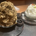 よろにく - シメのかき氷2種
