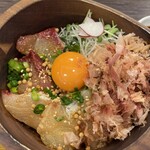 こめらく 海鮮茶漬けとおむすびと。 - ぶり