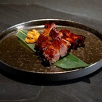 私房菜 吉田 - 【前菜】宮崎県霧島黒豚の叉焼