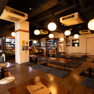 大人数対応！ワンフロア貸切可能の掘りごたつ席