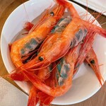 芦原温泉 清風荘 - 大好物の甘エビ♥刺し身でたべた！