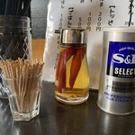 自家製麺ご藤 - 卓上調味料