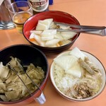 元祖スーラーメン - ザーサイ　大根の酢漬け　→海五郎スペシャル⁉️