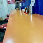 元祖スーラーメン - 店内　カウンター9席