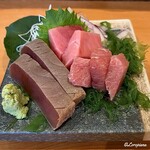 囲魚すし一〆 - 中トロ､トロ､八の身､赤身のヅケ