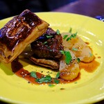 ワイン食堂トランク イタリアゴハン - フォアグラのポアレと林檎のコンポート