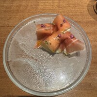 リストランテ ティー ブイ ビー - ラフランス　モッツァレラ　生ハム