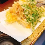 手打そば 伊とう - 天せいろの天ぷら