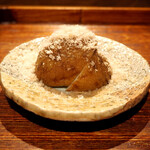 薪鳥新神戸 - 薪焼きマッシュルーム ささみの鳥節がけ