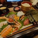 手卷壽司專門店 Biwasushi - 令和6年11月 夜間營業時間(17:00〜22:00)
                      極上手卷壽司晚餐 含稅3680日圓
                      米飯、海苔可免費續加