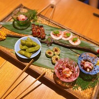 Az/ビーフン東 大阪店 - 前菜5種の盛り合わせ