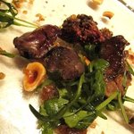 ラール・エ・ラ・マニエール - 続く内臓（ハツ・レバ・砂肝）サラダ仕立て、やヴぁいです。（ヨダレ）。