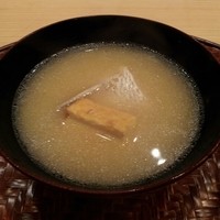 芝濱 - 鯛の頭の味噌炊き