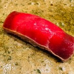 神田錦町 鮨たか晴 - 鮪漬け（塩釜） ※柵漬け！