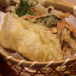 近畿大学水産研究所 - 縞鯵の天ぷら