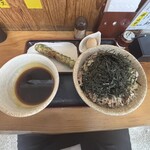 肉そば こまつ家 - 肉そば大、ちくわ天、味玉