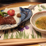 神戸たむら - 料理長からの一品
      お肉がめっちゃ美味しい〜（＾ω＾）