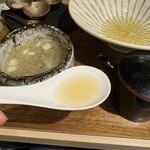 Tokyo Style Noodle ほたて日和 - スープ割りも美味。