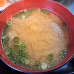 魚笑 - お味噌汁最高！