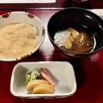 うかい鳥山 - 麦トロご飯とけんちん汁