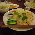 海南チキンライス 夢飯 - 海南チキンライス（大）１，０００円也（2014/5）