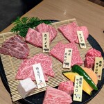 焼肉レストラン 奥田 - 店長厳選日替り 伊賀牛7種