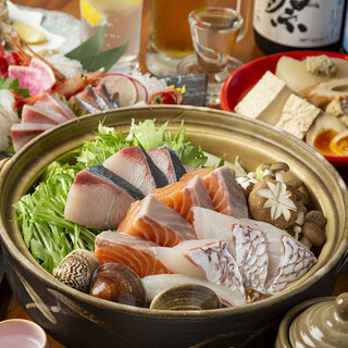 魚里ゐ夷自慢の料理が堪能できる！忘新年会にオススメのコース