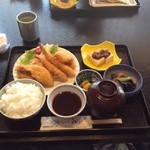 和食処みずの - ミックスフライ定食