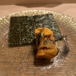 鮨 さわ田 - 雲丹の握り