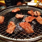 焼肉牛王 - もう満腹でしんどい時に更にハラミが来ましたよ。むちゃくちゃ柔らかなハラミでした!!