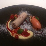 レストラン リューズ - 莓とチョコのムース&ソルベ