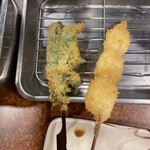 ひげ勝 - ささみ大葉、いか