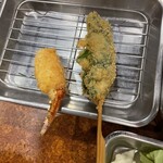 ひげ勝 - カニ爪、ささみ大葉