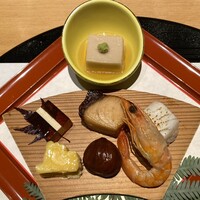 京懐石 美濃吉 そごう横浜店 - 前菜　季節の彩り盛り