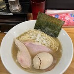 煮干らーめん 川むら - 煮干らーめん（正油）＋味玉（心意気）