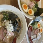 多加水手揉み熟成麺 麺屋 くるり - 