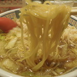 どうとんぼり神座 千日前店 - 中細ストレート麺