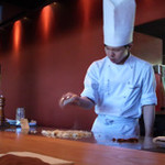 イトウ ダイニング バイ ノブ - お肉仕上げてます＾＾；