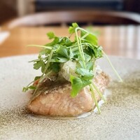ブリル飯店 - 2024.10.  秋鮭のソテー 葱山椒ソース