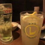 Irohanihoheto 秋田站前店 - ライムサワー、Wレモンサワー